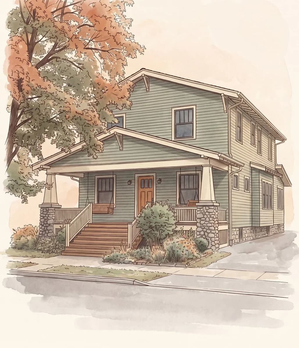 The Line & Wash illustration