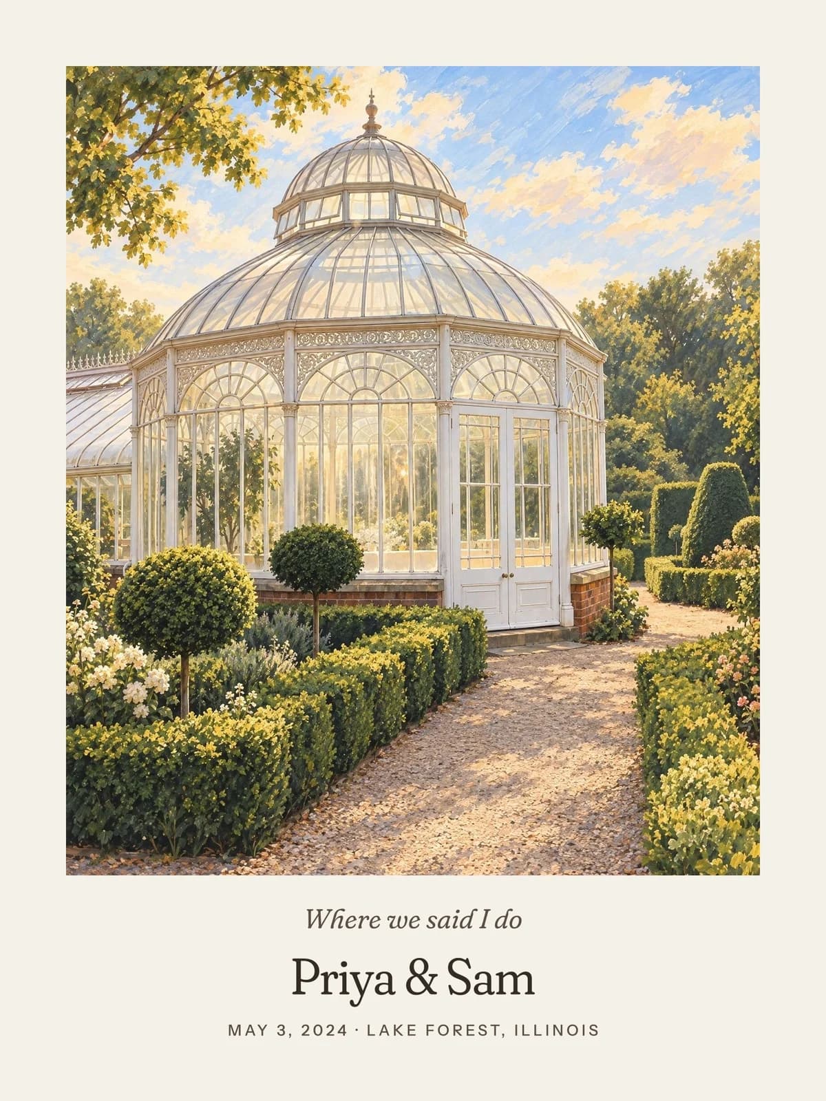 The Day We Said Yes sample, Painterly style
